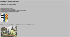 Desktop Screenshot of gelnhaar.de