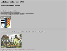 Tablet Screenshot of gelnhaar.de